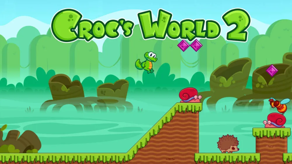 Nintendo Croc's World 2 İngilizce, Fransızca, Almanca, Japonca, Portekizce, İspanyol Nintendo Switch Oyun