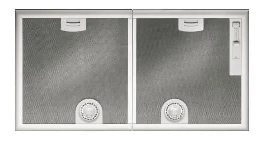 Gaggenau Series 200 AH273150 ocak bacası Gömme Gümüş 450 m³/Saat Davlumbaz ve Aspiratö