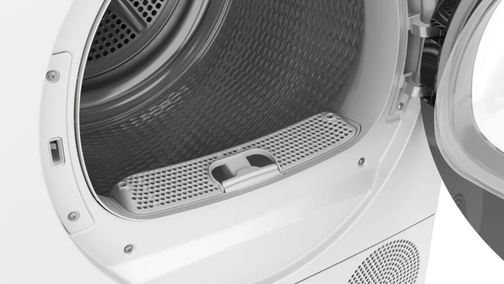 Bosch Serie 8 WQB246D0II kurutucu Solo Önden yüklemeli 9 kg Beyaz Thumbnail 4