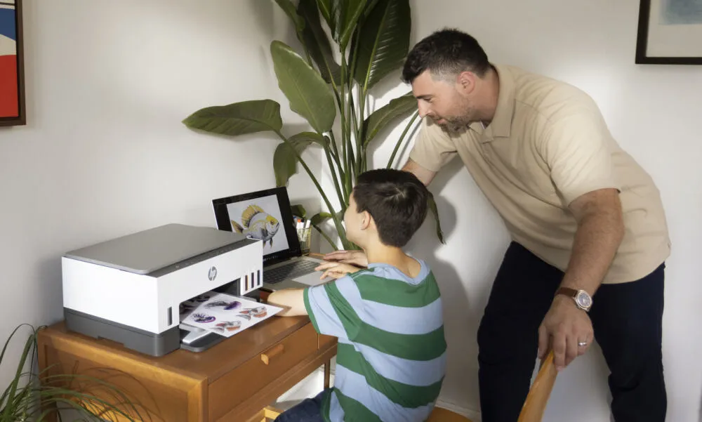HP Smart Tank 6005 Kablosuz All-in-One Renk 2H1W1A Renkli Çok Fonksiyonlu Yazıcı Thumbnail 6