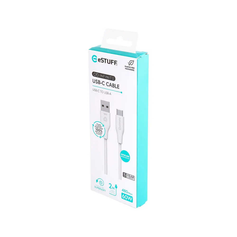 eSTUFF ES605270 USB C to USB A (2 m) USB Kablosu Thumbnail 4