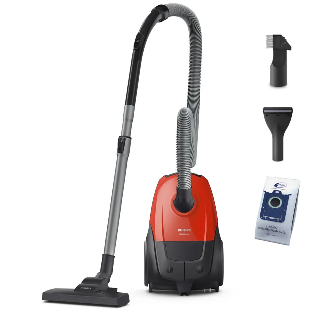 Philips 2000 series XD2042/10 elektrik süpürgesi 3 l Silindir vakum Kuru 1800 W Toz torbası Elektrikli Süpürge