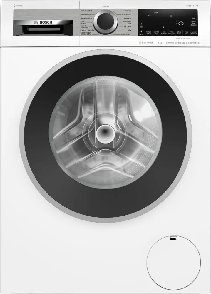 Bosch Serie 6 WGG244F1IT çamaşır makinesi Önden yüklemeli 9 kg 1351 RPM Beyaz Çamaşır Makineleri