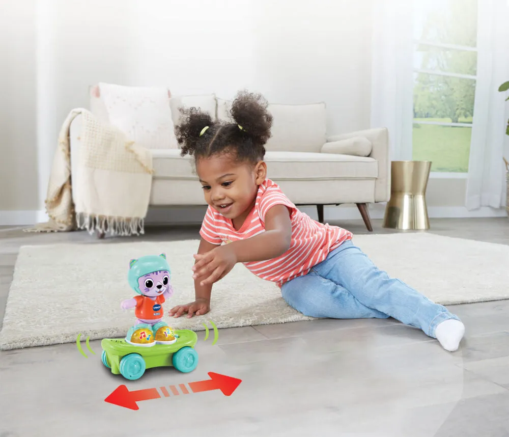 VTech Baby Kato, de Skateboard Kat 80-560923 Öğrenme Oyuncakları Thumbnail 3