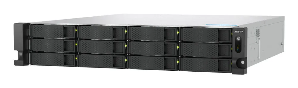 QNAP TS-h1277AXU-RP-R7-32G NAS Yatay (2U) AMD Ryzen™ 7 32 GB DDR5 240 TB QNAP QTS Alüminyum, Siyah Thumbnail 6