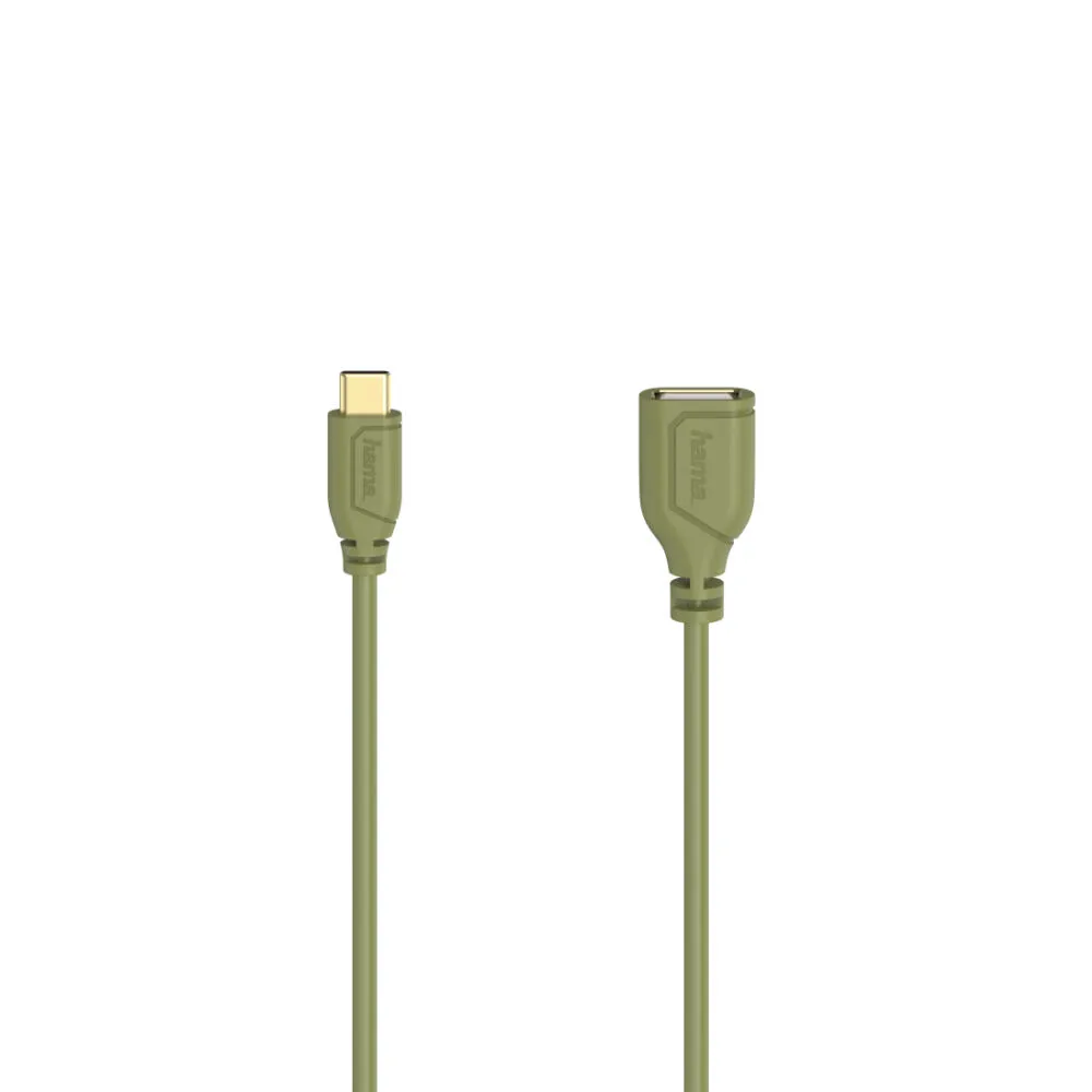 Hama Flexi-Slim 00200641 USB C to USB A (0,15 m) USB Kablosu Thumbnail 2