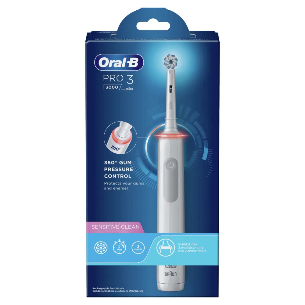 Oral-B 80332158 elektrikli diş fırçası Yetişkin Gri, Beyaz Şarjlı Diş Fırçaları