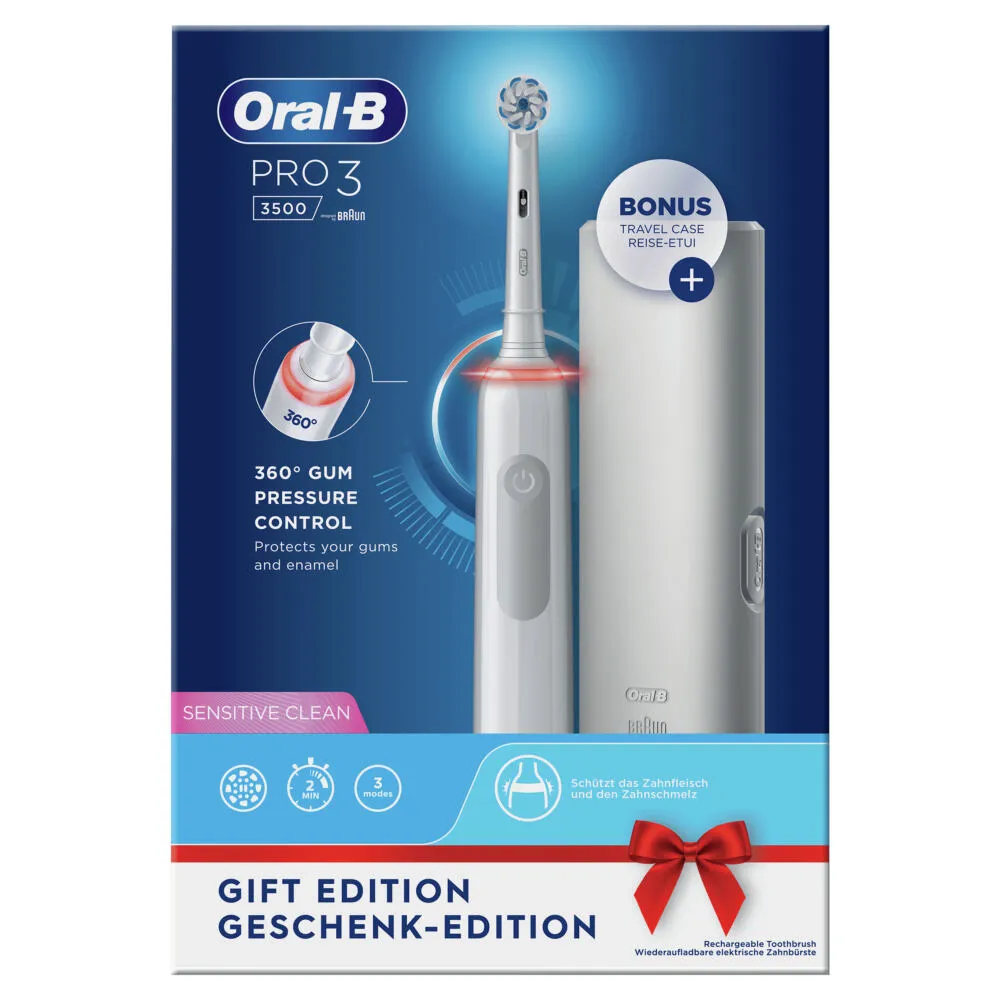 Oral-B Pro 3 3500 Yetişkin Beyaz Thumbnail 1