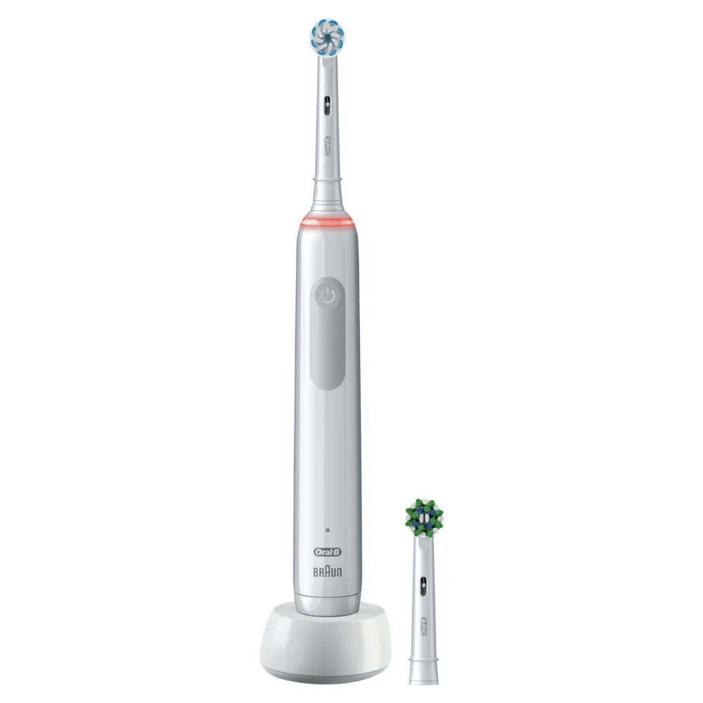 Oral-B Pro 3 80332205 elektrikli diş fırçası Yetişkin Döner-titreşimli diş fırçası Beyaz Şarjlı Diş Fırçaları