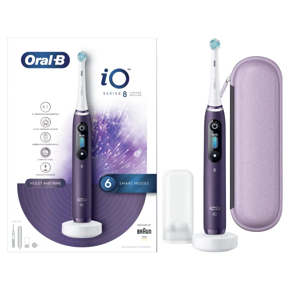 Oral-B 80349461 elektrikli diş fırçası Yetişkin Titreşimli diş fırçası Siyah, Beyaz Şarjlı Diş Fırçaları