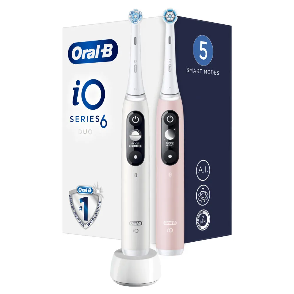 Oral-B iO 80351527 elektrikli diş fırçası Yetişkin Titreşimli diş fırçası Siyah, Mavi Thumbnail 3