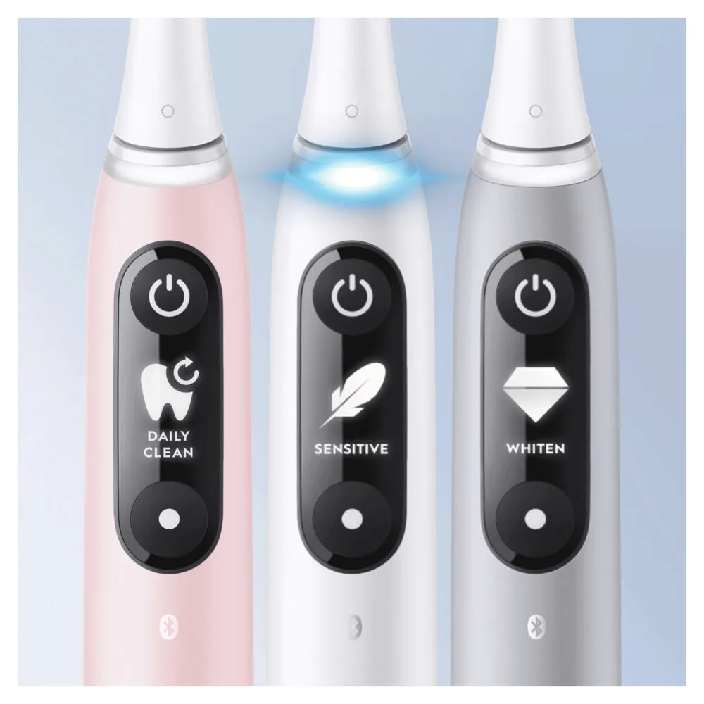 Oral-B iO 80351527 elektrikli diş fırçası Yetişkin Titreşimli diş fırçası Siyah, Mavi Thumbnail 5