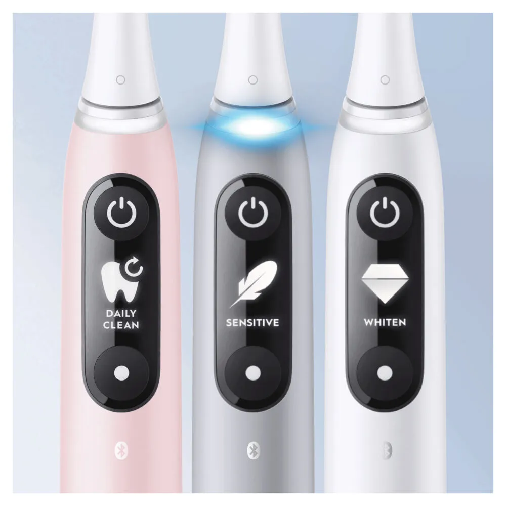 Oral-B iO 80351524 elektrikli diş fırçası Yetişkin Titreşimli diş fırçası Gri Thumbnail 5