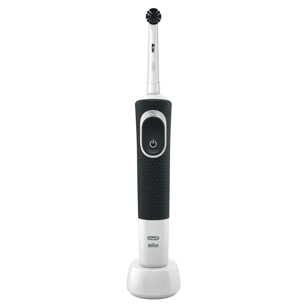 Oral-B 80356696 elektrikli diş fırçası Yetişkin Döner-titreşimli diş fırçası Siyah, Beyaz Thumbnail 6