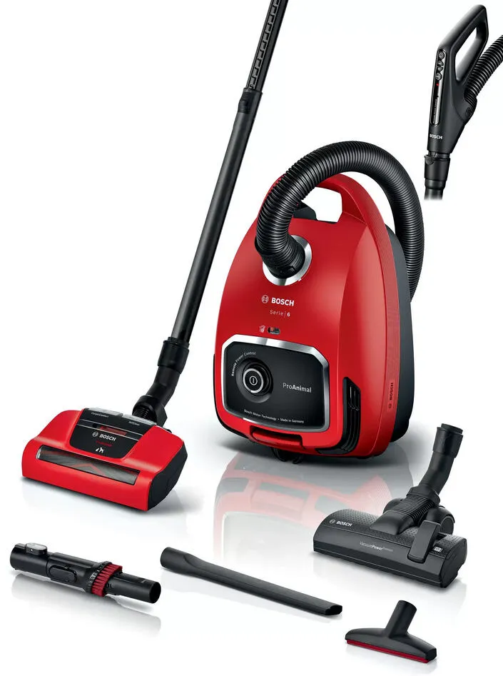 Bosch Serie 6 BGL6TPET elektrik süpürgesi 4 l Tambur vakum Kuru 700 W Toz torbası Elektrikli Süpürge