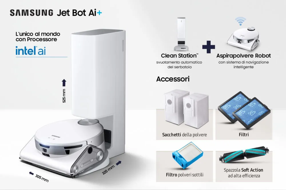 Samsung Jet Bot AI+ VR50T95735W/WA Thumbnail 4