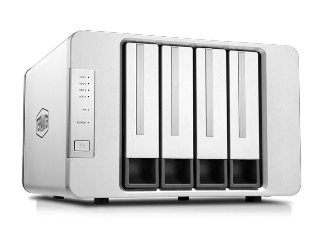 TerraMaster F4-421 depolama sunucusu NAS Intel® Celeron® J3455 4 GB Beyaz