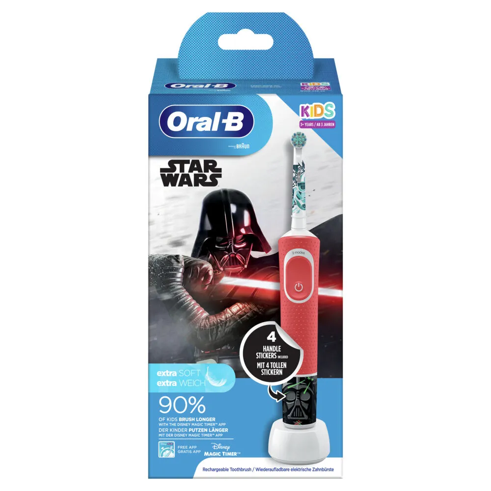 Oral-B Kids 80351707 elektrikli diş fırçası Çocuk Döner diş fırçası Çok renkli Şarjlı Diş Fırçaları