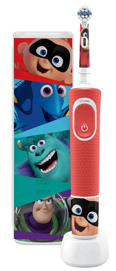 Oral-B Vitality Kids Pixar Çocuk Kırmızı Şarjlı Diş Fırçaları