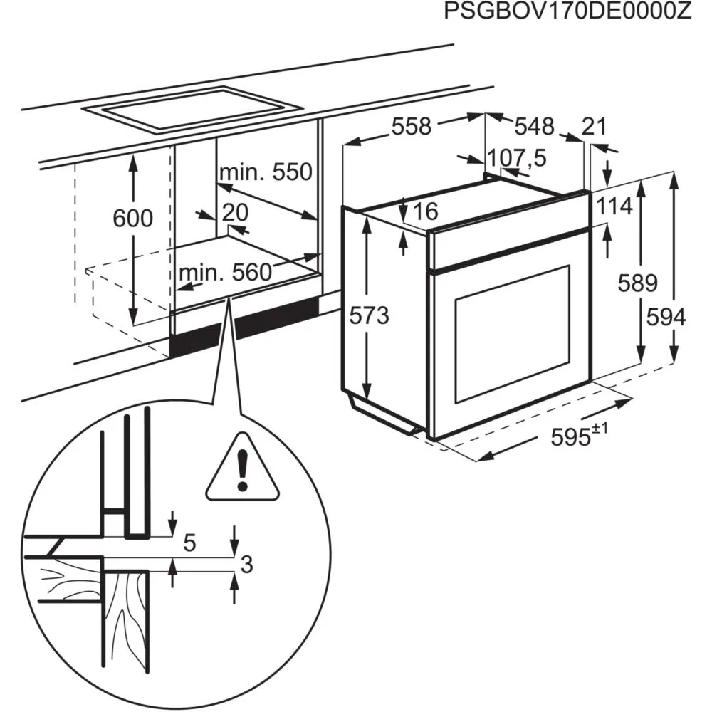 Electrolux EOC6631AOX 72 Litre 949 714 461 Ankastre Fırın Thumbnail 4