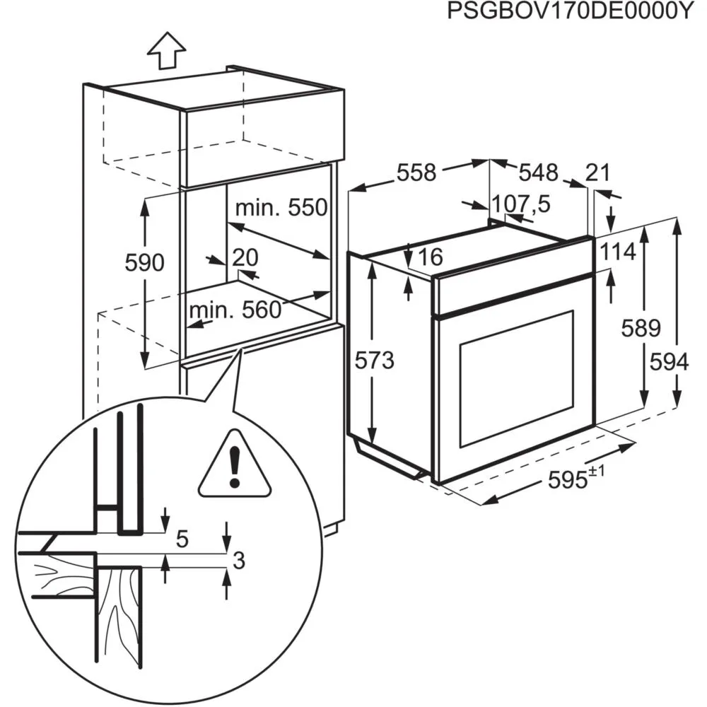Electrolux EOC6631AOX 72 Litre 949 714 461 Ankastre Fırın Thumbnail 2
