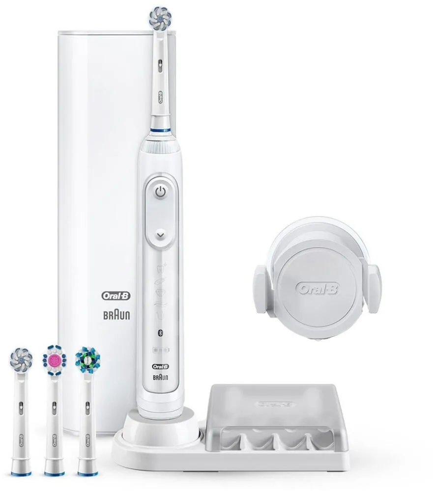 Oral-B Genius 10000 Yetişkin Döner-titreşimli diş fırçası Beyaz Şarjlı Diş Fırçaları