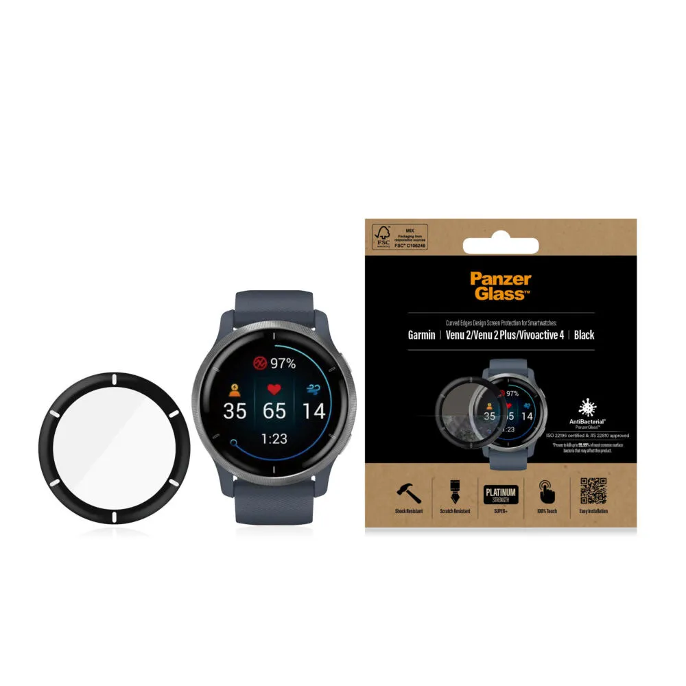 PanzerGlass® Screen Protector Garmin Venu 2 | Vivoactive 4 3652 Thumbnail 1