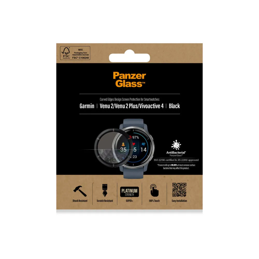 PanzerGlass® Screen Protector Garmin Venu 2 | Vivoactive 4 3652 Thumbnail 0