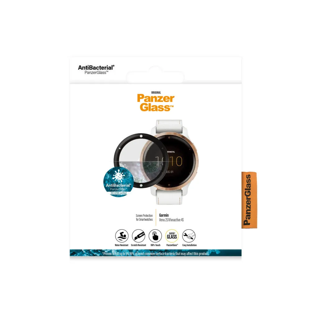 PanzerGlass® Garmin Venu 2S | Vivoactive 4s | Screen Protector Glass 3653 Thumbnail 0