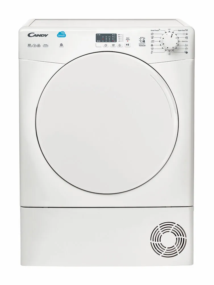 Candy Smart CS C10LF-S kurutucu Solo Önden yüklemeli 10 kg Beyaz Kurutma Makinesi