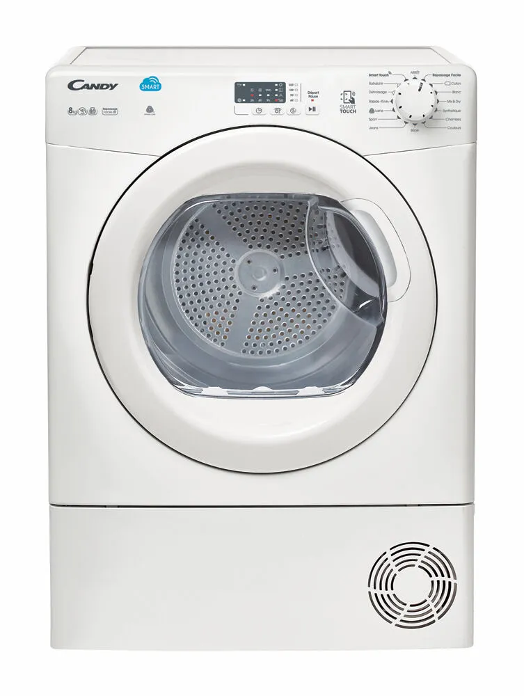 Candy Smart CS C8LG-47 kurutucu Solo Önden yüklemeli 8 kg Beyaz Kurutma Makinesi