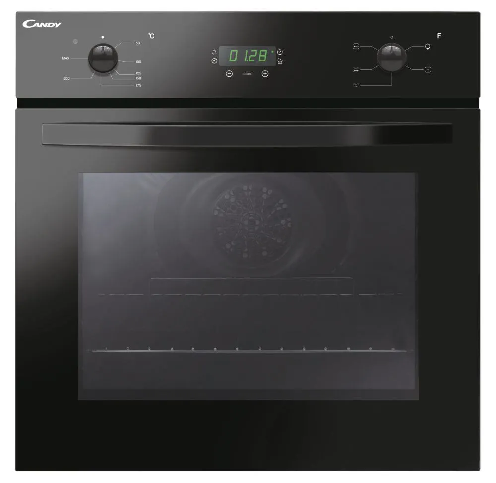 Candy Smart FCS 245 N/E 70 l Siyah Fırın