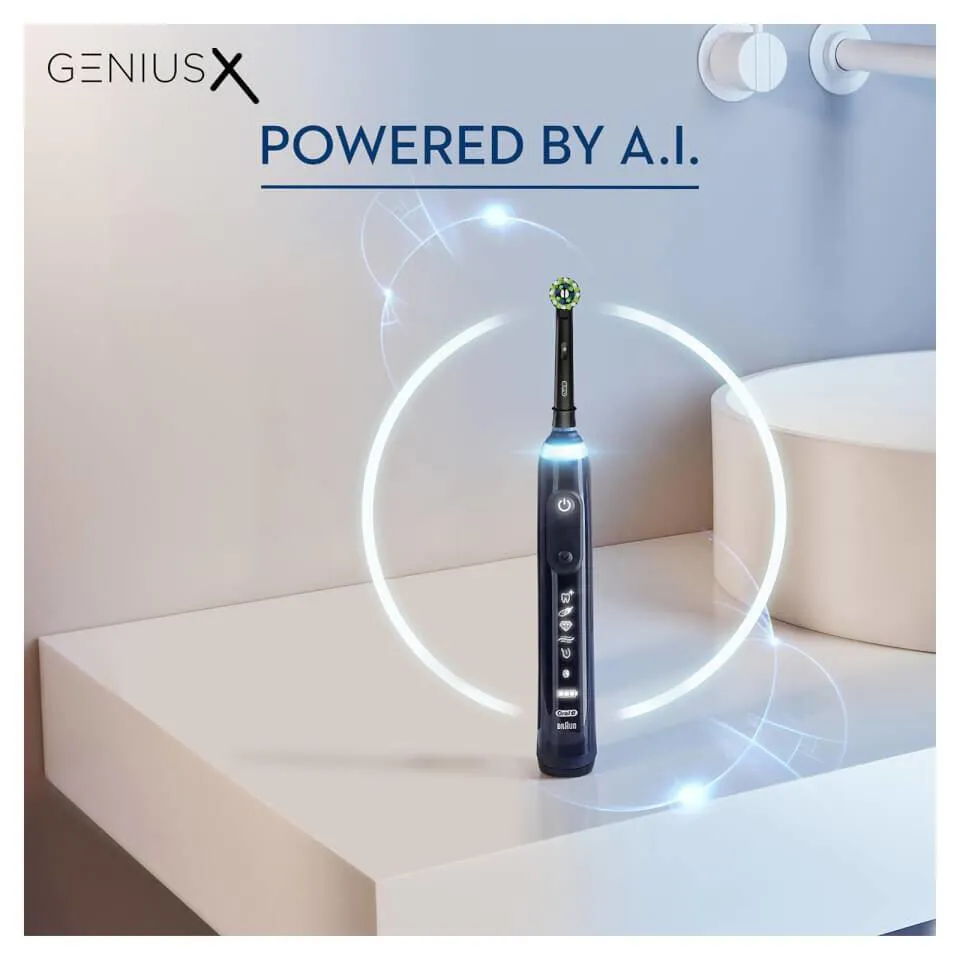 Oral-B Genius X Yetişkin Titreşimli diş fırçası Siyah Thumbnail 1