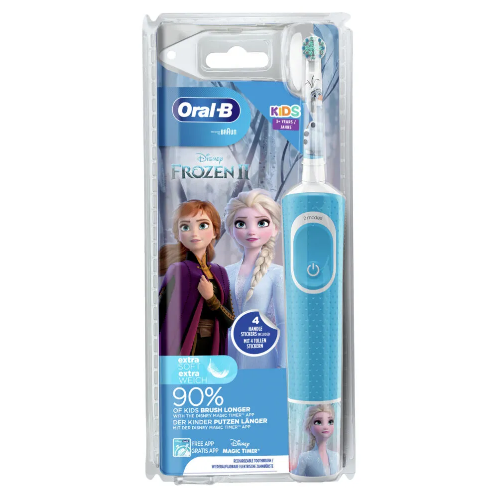 Oral-B Kids 80351994 elektrikli diş fırçası Çocuk Döner diş fırçası Siyah, Mavi Şarjlı Diş Fırçaları