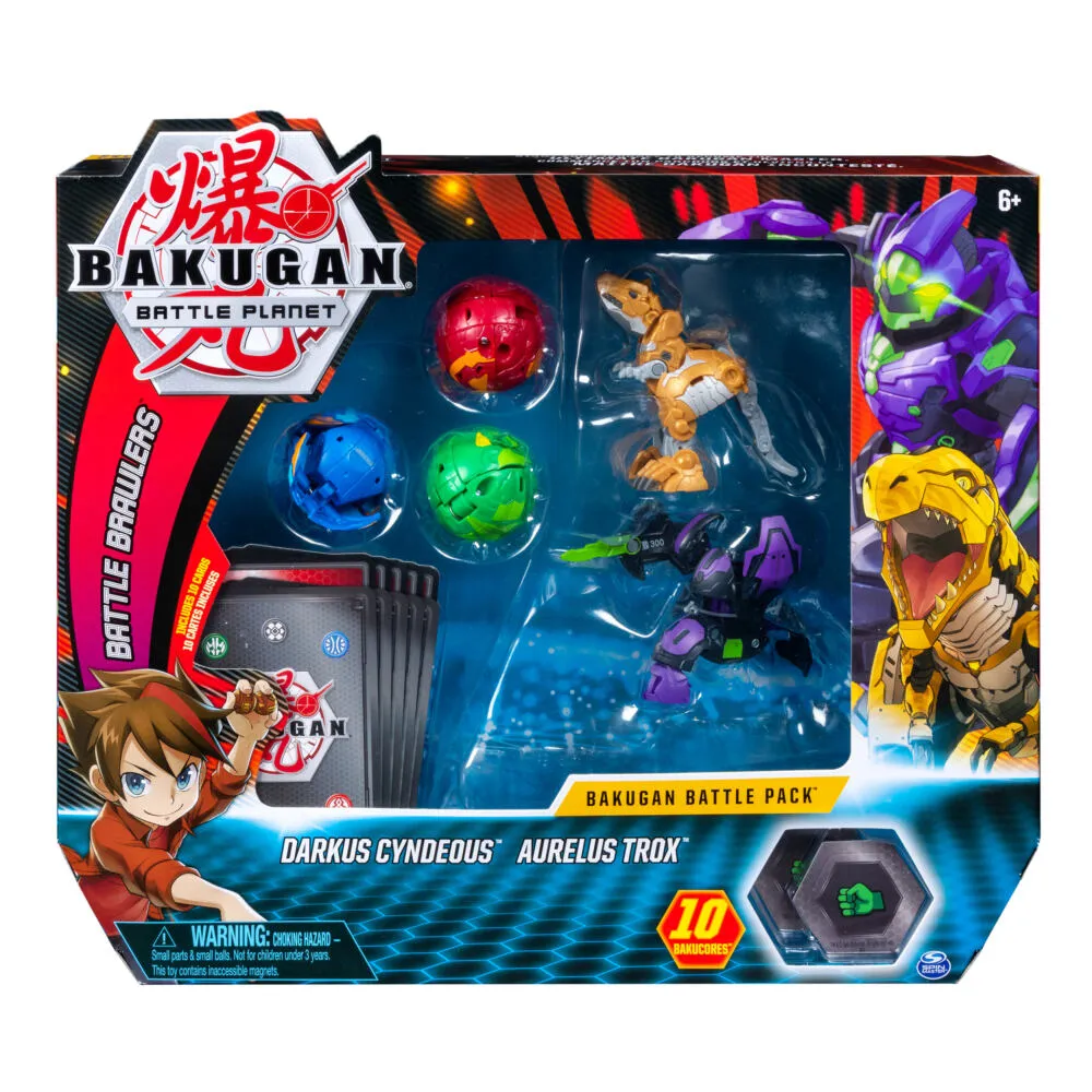 Spin Master Bakugan BTB Battle Pack 5Pk 4 UPCX NBL Topaç atma Aktif ve Beceri Oyuncakları Thumbnail 0