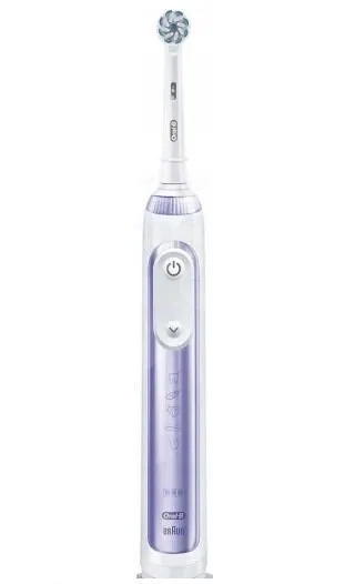 Oral-B Genius10000NP elektrikli diş fırçası Yetişkin Mor, Beyaz Şarjlı Diş Fırçaları