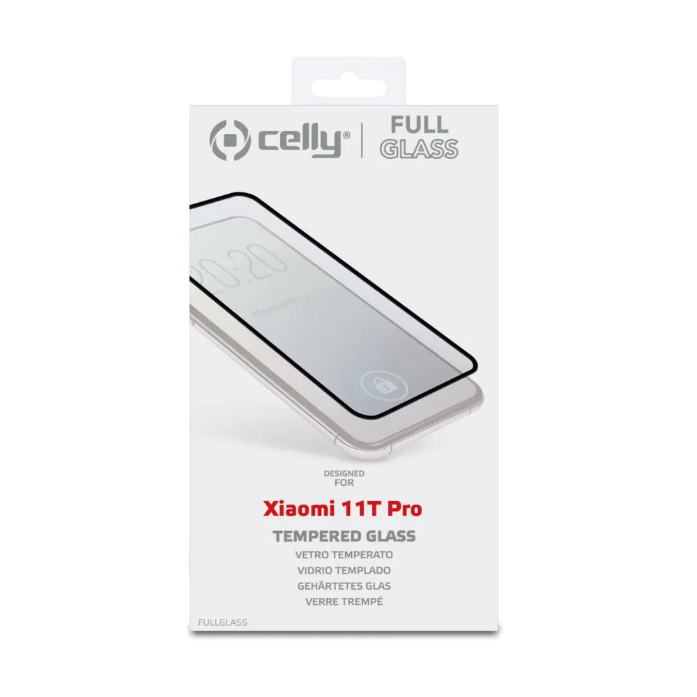 Celly FULL GLASS Xiaomi 11T Pro FULLGLASS982BK Thumbnail 3