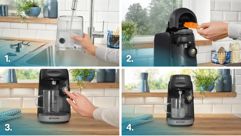 Bosch Tassimo Finesse TAS1620 kahve makinesi Tam otomatik Kapsül kahve makinesi 0,7 l Thumbnail 4