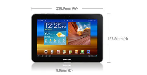 Samsung 8.9 16 GB GT-P7300FKA 8.9 inç 1 GB RAM Siyah Tablet Thumbnail 1
