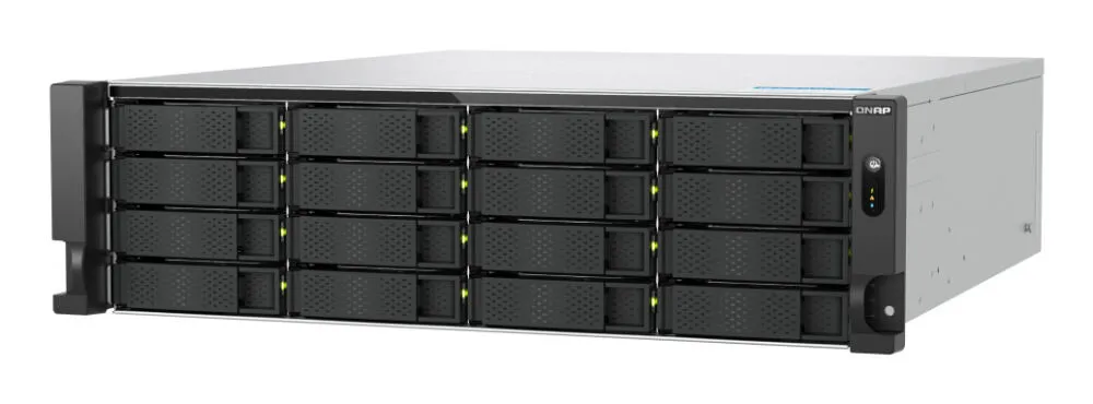 QNAP TS-h1677AXU-RP-R7-32G NAS Yatay (3U) AMD Ryzen™ 7 32 GB DDR5 256 TB HDD QNAP QTS Alüminyum, Siyah Thumbnail 6