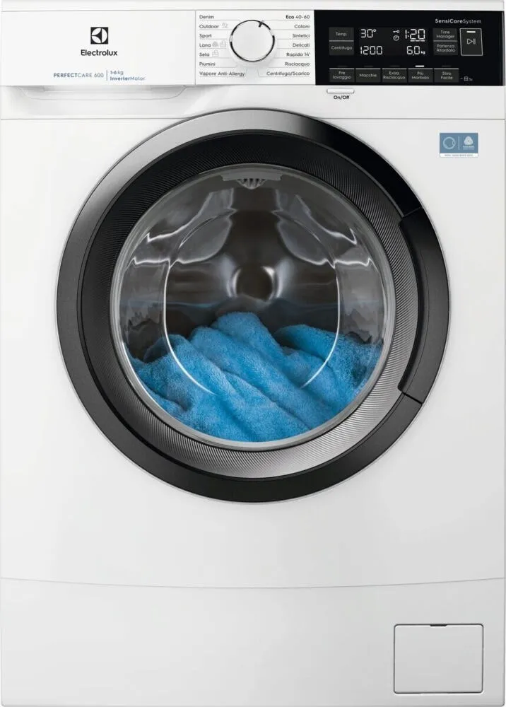 Electrolux EW6S326A çamaşır makinesi Önden yüklemeli 6 kg 1200 RPM Beyaz Çamaşır Makineleri