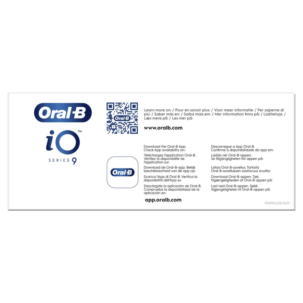 Oral-B iO 80363731 elektrikli diş fırçası Yetişkin Döner-titreşimli diş fırçası Siyah, Gümüş Thumbnail 3