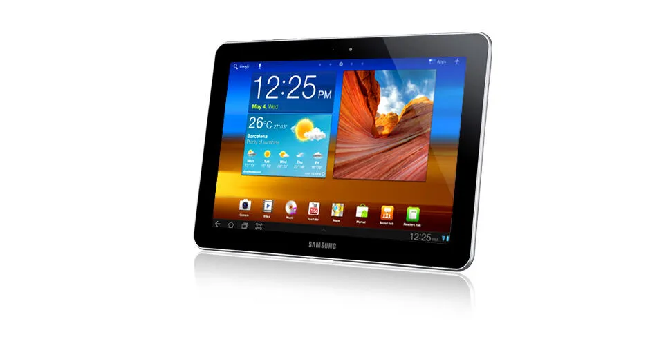 Samsung 10.1 16 GB GT-P7500UWDNEE inç 1 GB RAM Beyaz Tablet Thumbnail 5