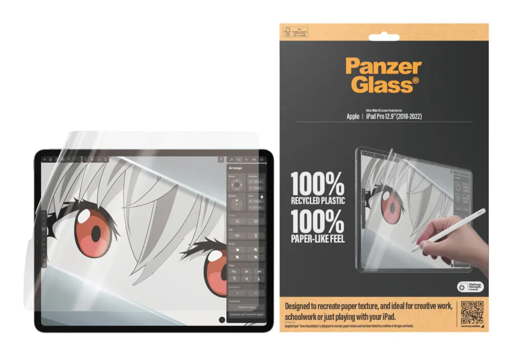 PanzerGlass® GraphicPaper® Screen Protector iPad Pro 12.9'' (2018, 2020, 2021, 2022) | Ultra-Wide Fit 2846 Thumbnail 2
