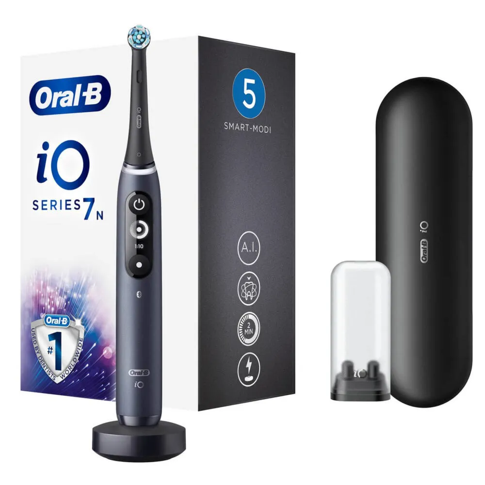 Oral-B iO Series 7N Yetişkin Titreşimli diş fırçası Siyah Thumbnail 1