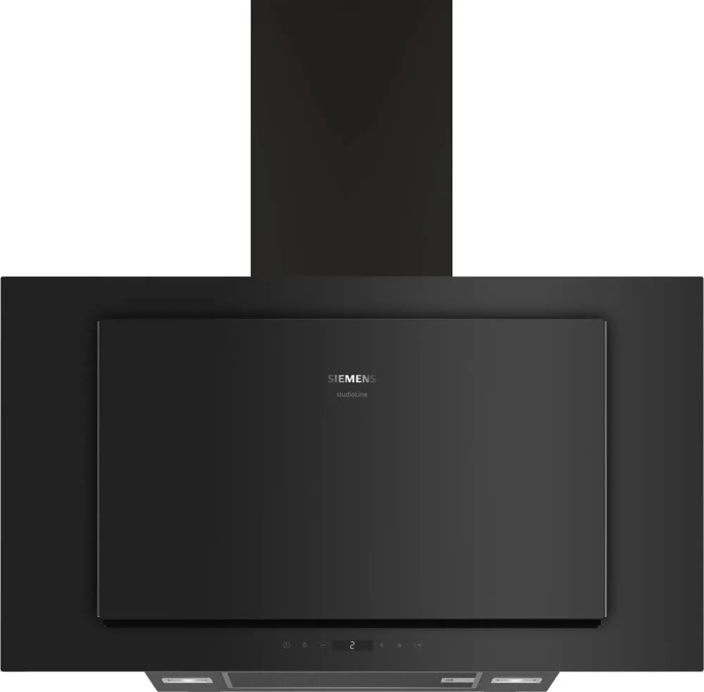 Siemens iQ500 LC97FLR62S ocak bacası Duvara monteli Siyah 394 m³/Saat Davlumbaz ve Aspiratö
