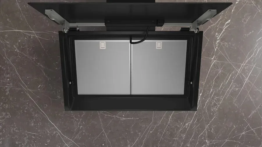 Siemens iQ700 LC81KANB5 ocak bacası Duvara monteli Siyah 432 m³/Saat Thumbnail 5