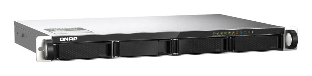 QNAP TS-435XeU NAS Yatay (1U) Marvell CN9131 4 GB DDR4 32 TB HDD QNAP QTS Siyah, Gri
