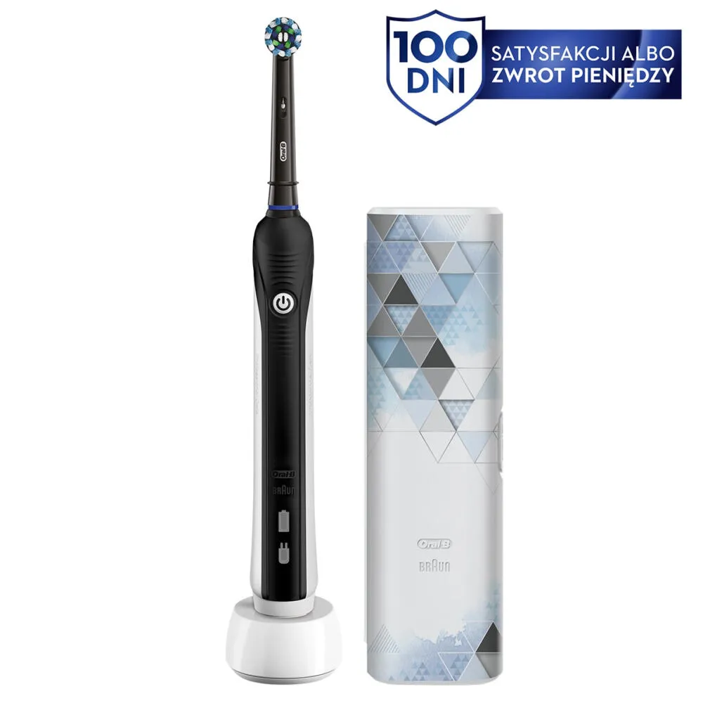 Oral-B Pro 1 750 Yetişkin Siyah, Beyaz Thumbnail 2
