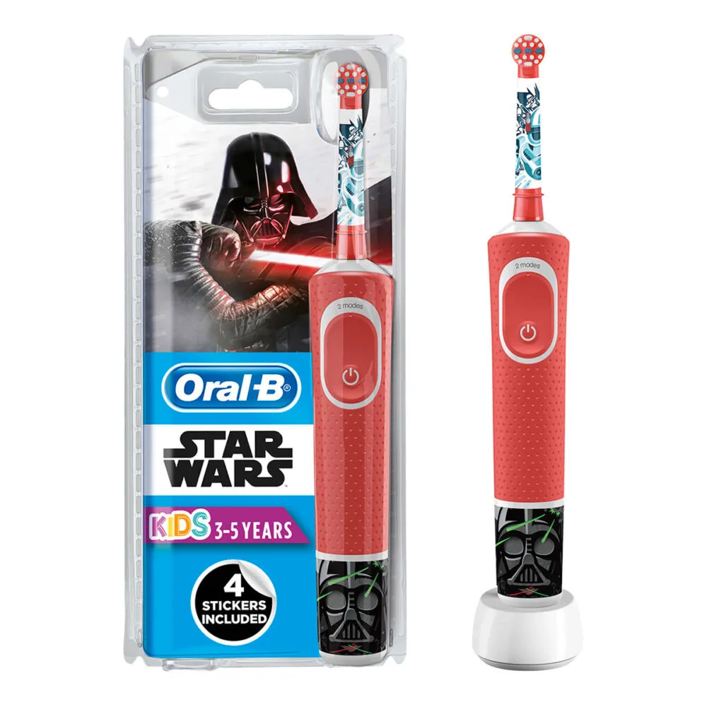 Oral-B Kids Star Wars Çocuk Siyah, Kırmızı Şarjlı Diş Fırçaları